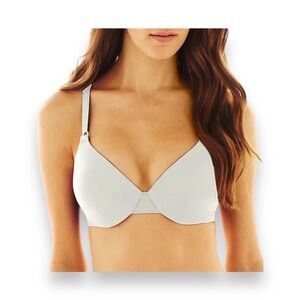 Warner’s Women’s This Is Not A Bra Full Coverage T-Shirt Bra, Vanilla, size 38D